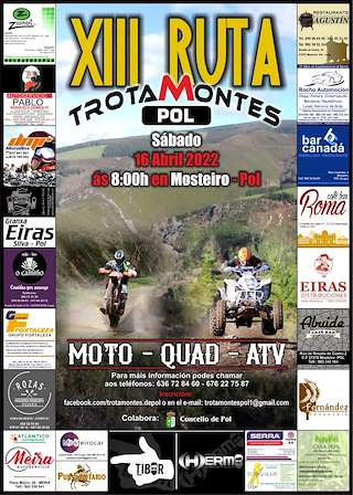 Fechas, información, programa, cartel, imágenes, mapa y ubicación de XV Ruta Trotamontes  en  Pol