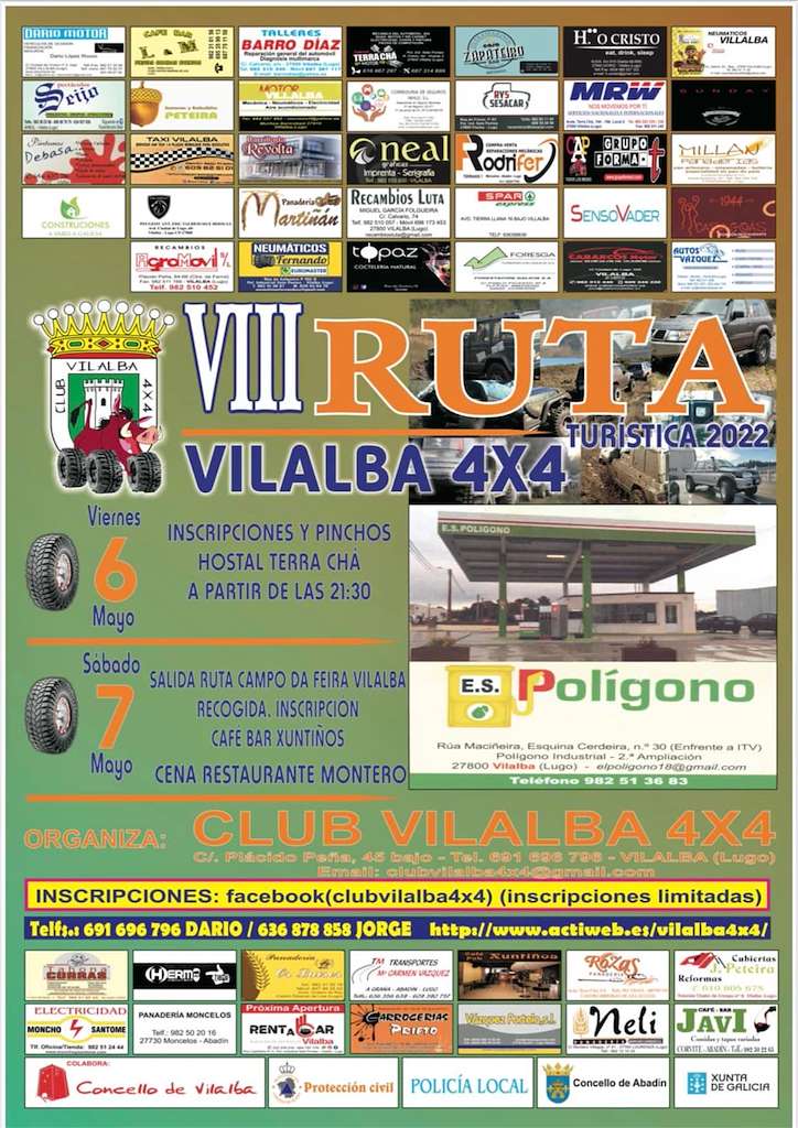 X Ruta Turística 4x4 en Vilalba