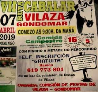 X Ruta Cabalar de Vilaza en Gondomar