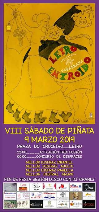 Fechas, información, programa, cartel, imágenes, mapa y ubicación de Sábado de Piñata  en  Leiro