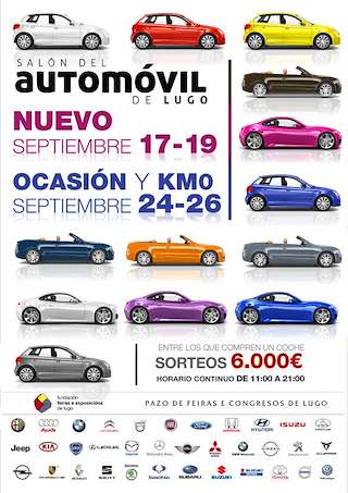 Fechas, información, programa, cartel, imágenes, mapa y ubicación de Salón del Automóvil  - Salón del Vehículo Nuevo y Salón de Ocasión  en  Lugo