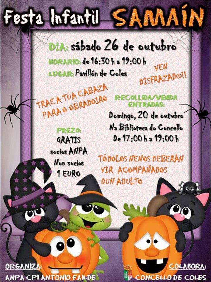 Samaín Infantil en Coles