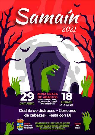 Fechas, información, programa, cartel, imágenes, mapa y ubicación de Samaín  en  Pontecesures