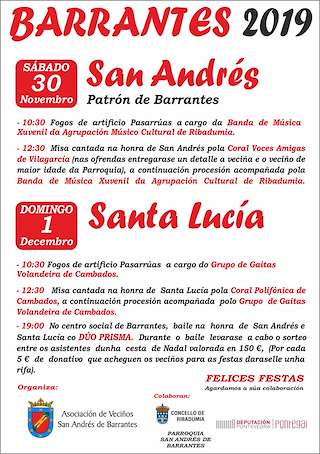 San Andrés y Santa Lucía de Barrantes en Ribadumia