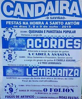 San Antón de Candaira (2024) en O Saviñao