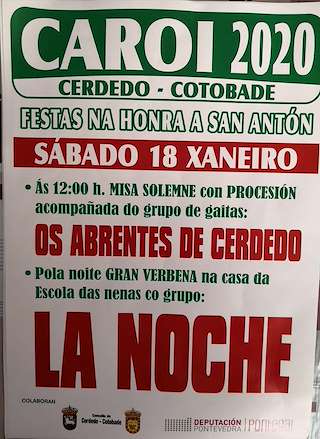 San Antón de Caroi en Cerdedo-Cotobade