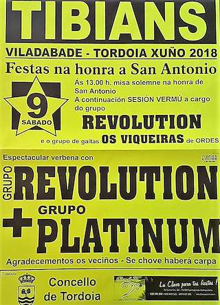 San Antonio de Tibians (2024) en Tordoia