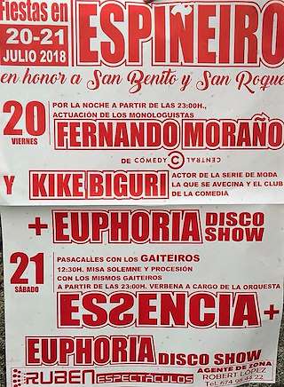 San Benito y San Roque de Espiñeiro en Avión