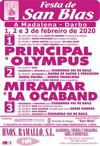 San Blas de A Madalena en Cangas