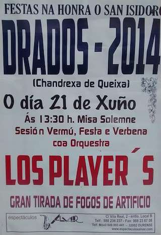 San Isidoro de Drados (2024) en Chandrexa de Queixa