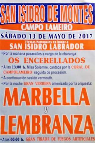 San Isidro Labrador de Montes en Campo Lameiro