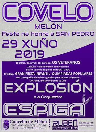 San Pedro de Covelo (2024) en Melón