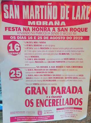 San Roque de San Martiño de Laxe en Moraña