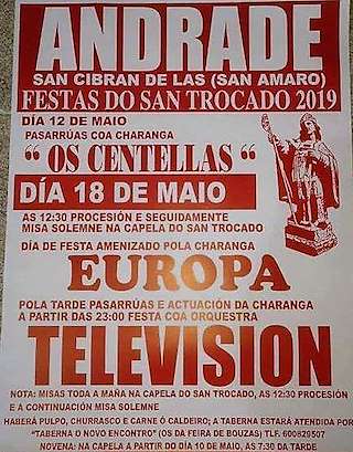 San Trocado de Andrade  en San Amaro