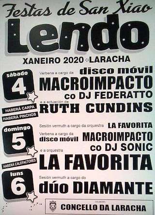 San Xiao de Lendo en Laracha