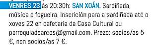 San Xoán de Arcos  (2024) en Ponteareas