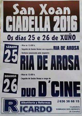 San Xoán de Ciadella (2024) en Sobrado