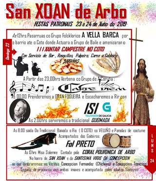 San Xoán (2024) en Arbo