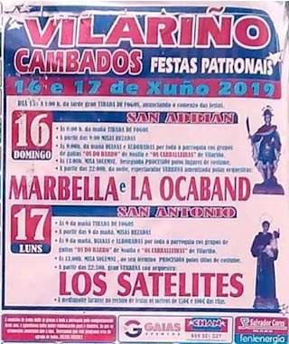Fechas, información, programa, cartel, imágenes, mapa y ubicación de San Adrián e San Antonio de Vilariño (2024)  en  Cambados
