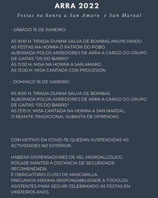 San Amaro e San Marzal de Arra en Sanxenxo