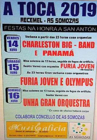 Fechas, información, programa, cartel, imágenes, mapa y ubicación de San Antón da Toca (2024)  en  As Somozas