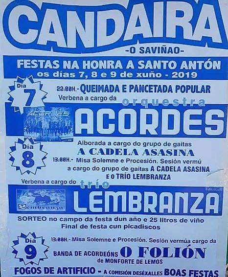 San Antón de Candaira (2024) en O Saviñao