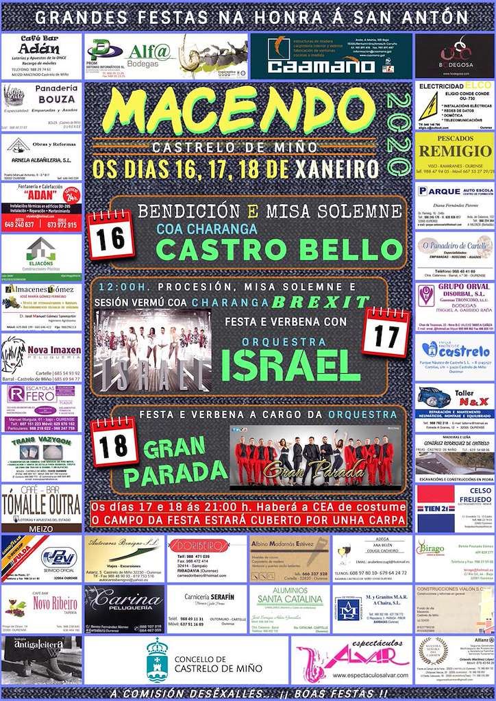 San Antón de Macendo en Castrelo de Miño