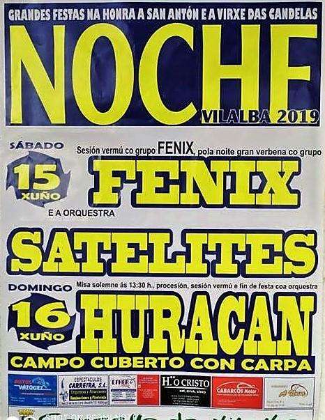 San Antón e a Virxe das Candelas de Noche (2024) en Vilalba