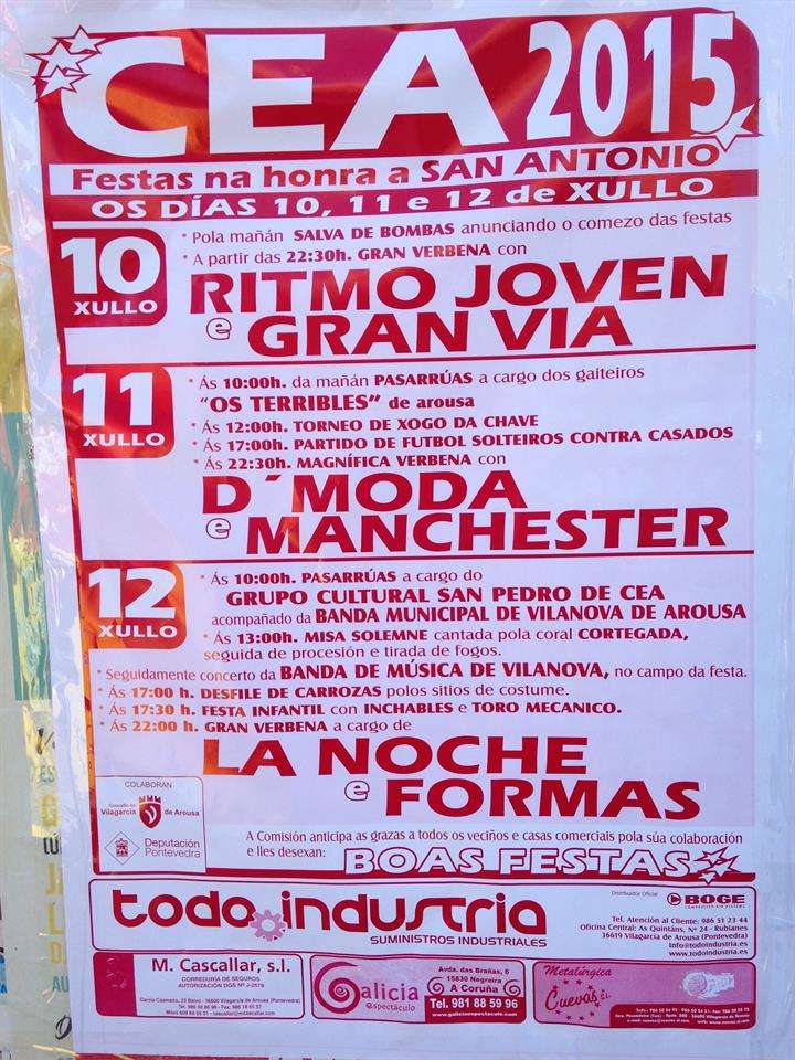 San Antonio de Cea (2024) en Vilagarcía de Arousa