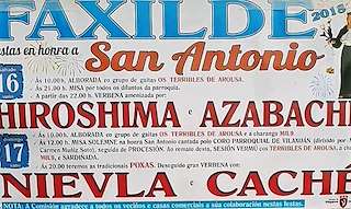 Fechas, información, programa, cartel, imágenes, mapa y ubicación de San Antonio de Faxilde (2024)  en  Vilagarcía de Arousa