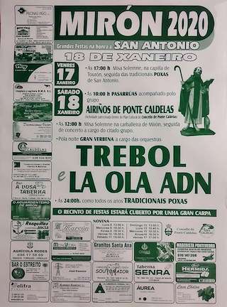 Fechas, información, programa, cartel, imágenes, mapa y ubicación de San Antonio de Mirón  en  Ponte Caldelas