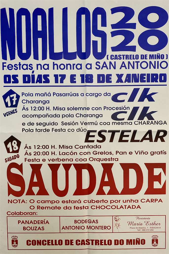 San Antonio de Noallos en Castrelo de Miño