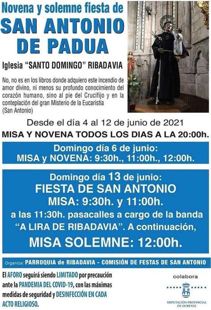 San Antonio de Padua (2024) en Ribadavia