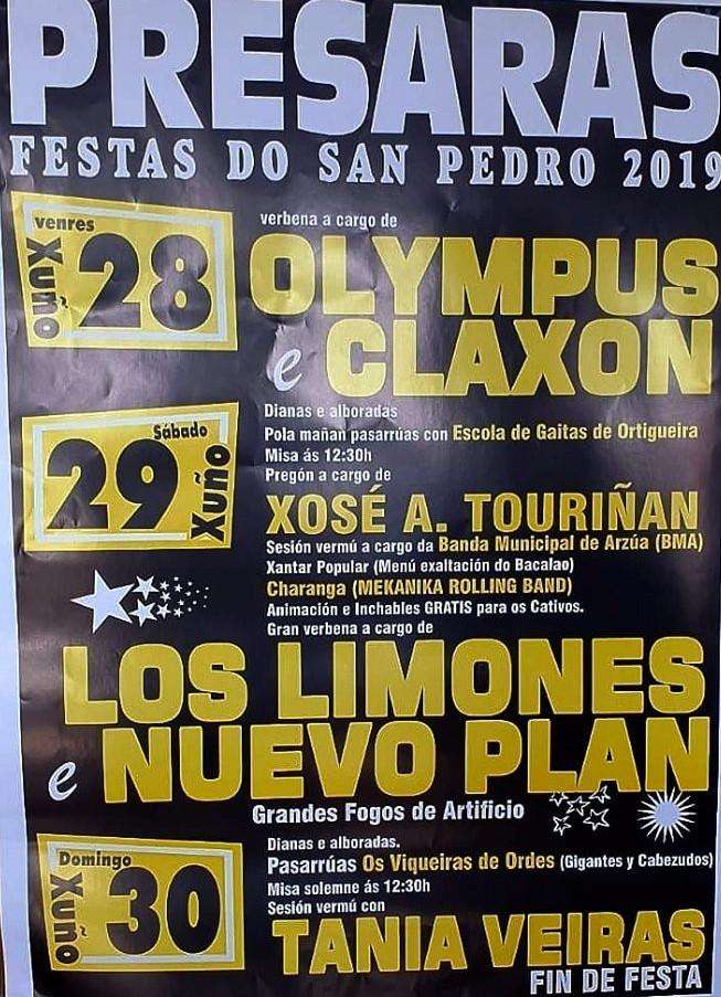 San Antonio, San Pedro y el Corpus Christi de Présaras (2024) en Vilasantar