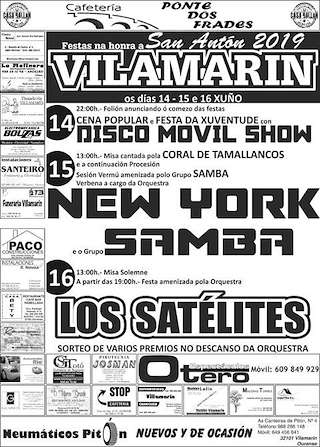 Fechas, información, programa, cartel, imágenes, mapa y ubicación de San Antonio (2024)  en  Vilamarín