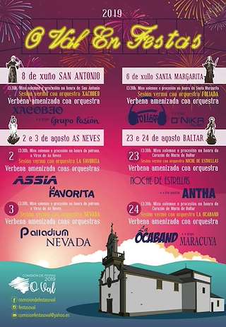 Fechas, información, programa, cartel, imágenes, mapa y ubicación de San Antonio -  Xantar Popular de O Val (2024)  en  Narón