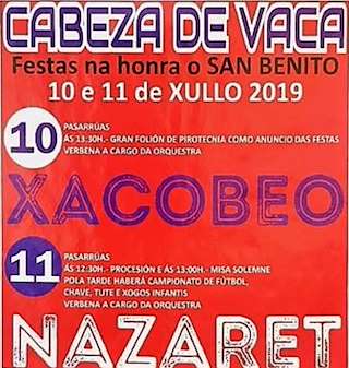 Fechas, información, programa, cartel, imágenes, mapa y ubicación de San Benito de Cabeza de Vaca  (2024)  en  Ourense