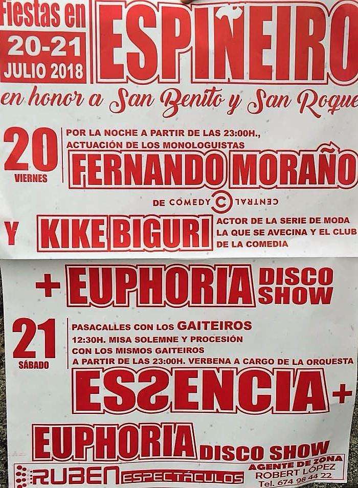 San Benito y San Roque de Espiñeiro  en Avión