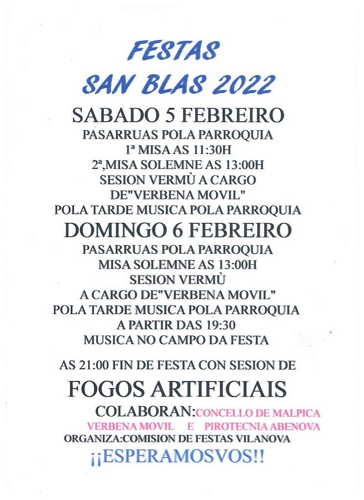 San Blas de Santirso en Malpica de Bergantiños