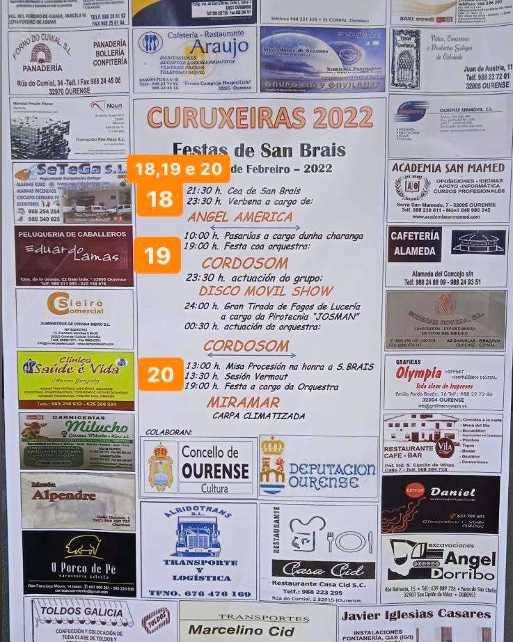 San Brais de Curuxeiras en Ourense