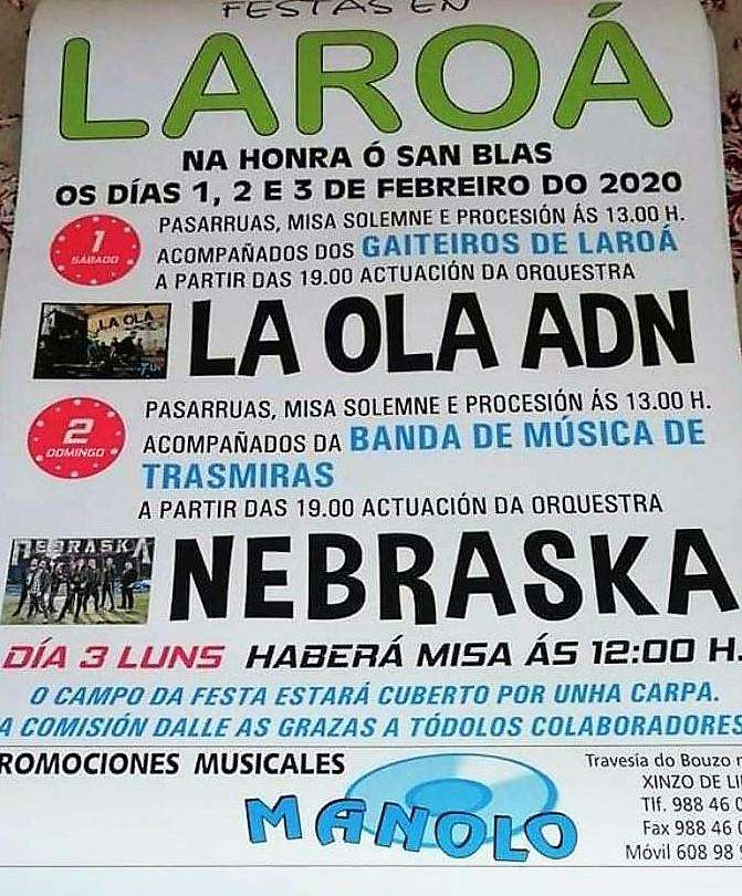 San Brais de Laroá  en Xinzo de Limia