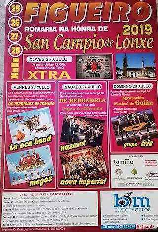 Fechas, información, programa, cartel, imágenes, mapa y ubicación de San Campio de Lonxe (2024)  en  Tomiño