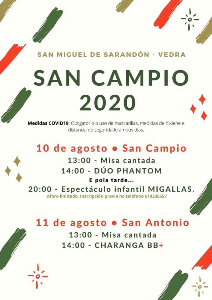 San Campio e San Antonio de San Miguel de Sarandón en Vedra