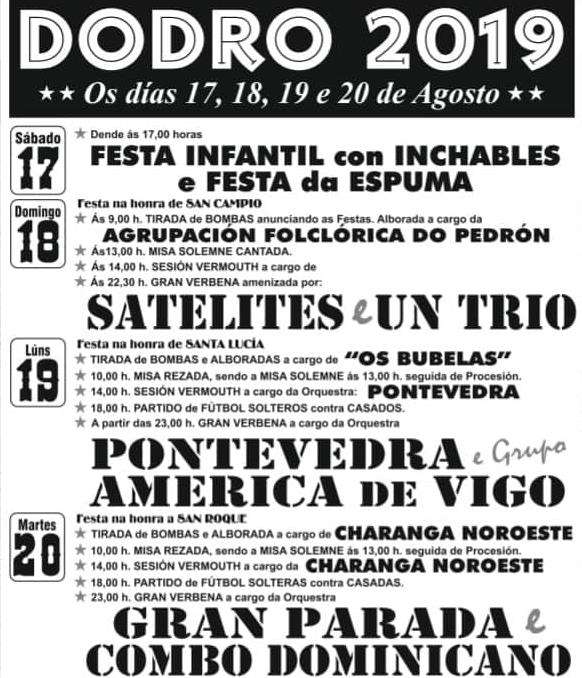 San Campio, Santa Lucía y San Roque en Dodro