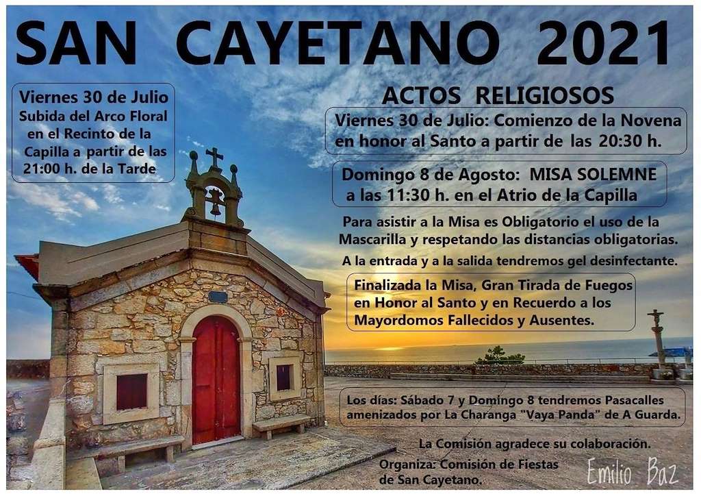 San Cayetano (2024) en A Guarda