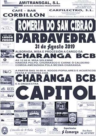 Fechas, información, programa, cartel, imágenes, mapa y ubicación de San Cibrao de Pardavedra  en  A Bola