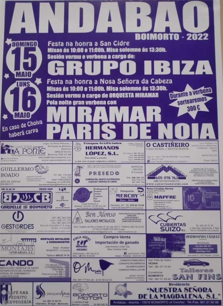 San Cidre de Andabao en Boimorto