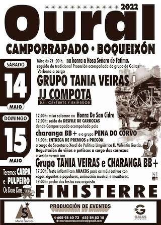 Fechas, información, programa, cartel, imágenes, mapa y ubicación de San Cidre de Oural  en  Boqueixón