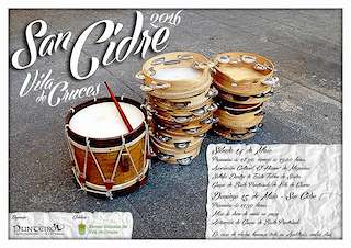 Fechas, información, programa, cartel, imágenes, mapa y ubicación de San Cidre  en  Vila de Cruces