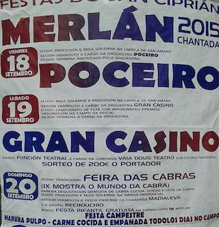 Fechas, información, programa, cartel, imágenes, mapa y ubicación de San Ciprián de Merlán - Feira das Cabras  en  Chantada